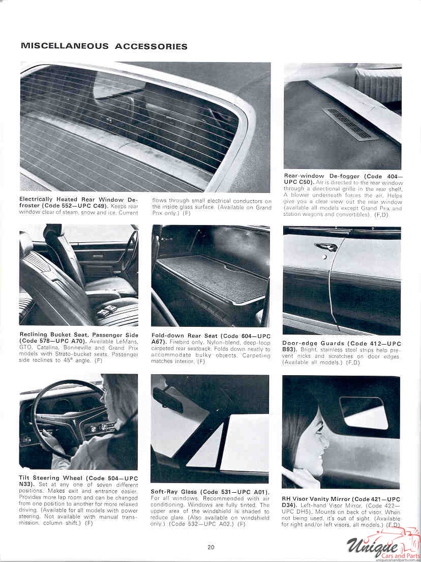 1969 Pontiac Accessories Brochure Page 27